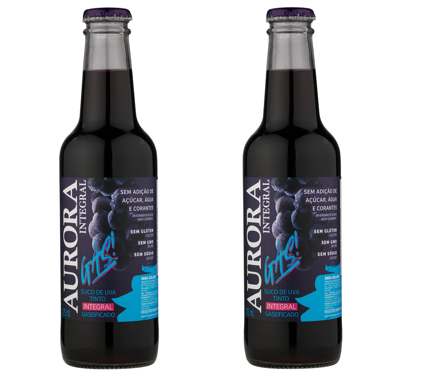 AURORA RED GRAPE JUICE 2x 275ML